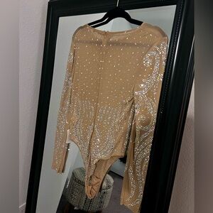 Rhinestone bodysuit